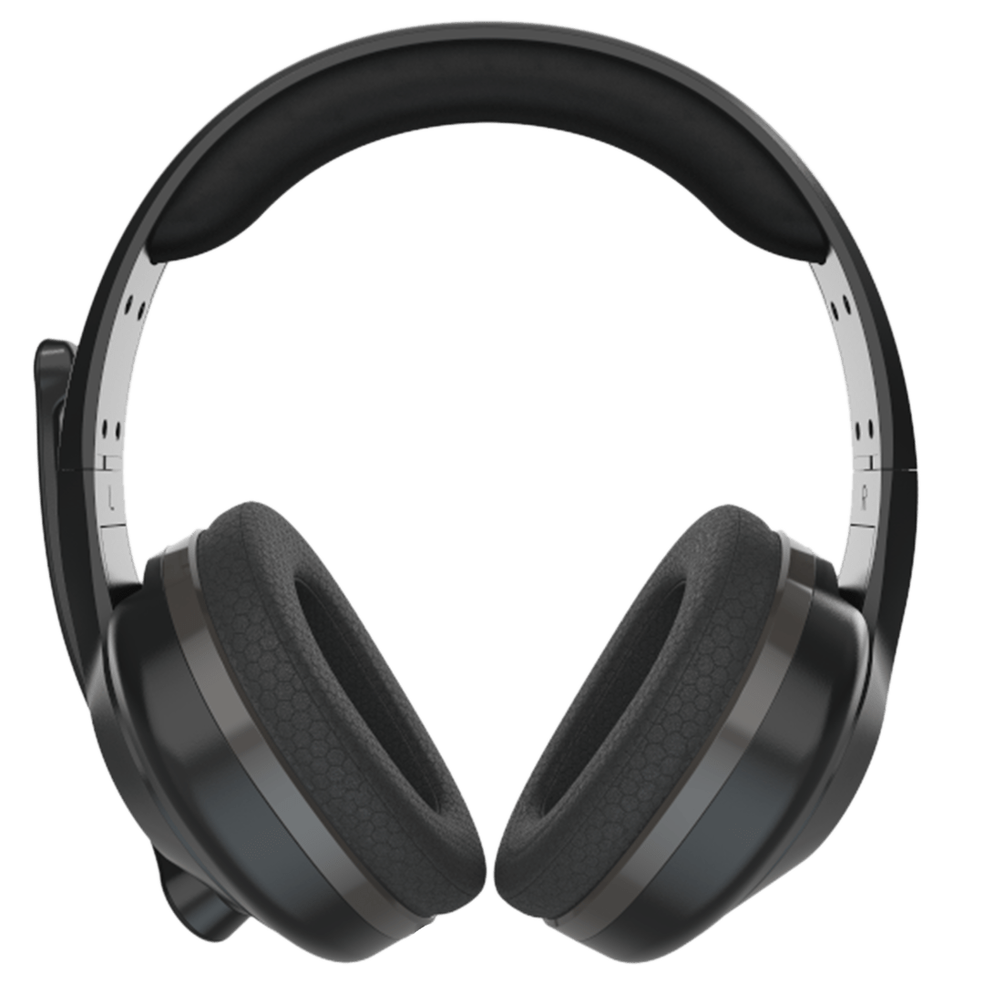 350XG Victory Gaming Headset with TWT Audio technology, featuring over-ear memory foam cushions and adjustable omnidirectional microphone.