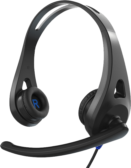 ERGO Headsets ergonomic on-ear headphones with flip-down noise-reducing microphone for clear audio and comfort, featuring 30mm drivers for extraordinary sound quality.