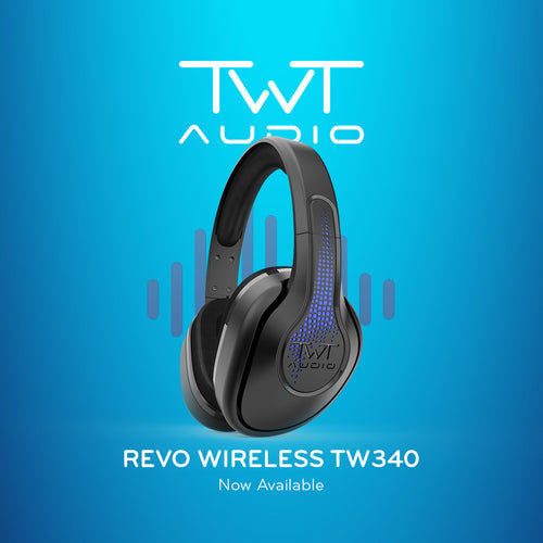 Introducing the TW340 Wireless Headphones: Seamless Sound by TWT Audio