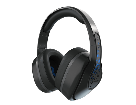 REVO TW340 Wireless Headphones with onboard microphone, superior sonics and unique ear cup swivel technology by TWT Audio.
