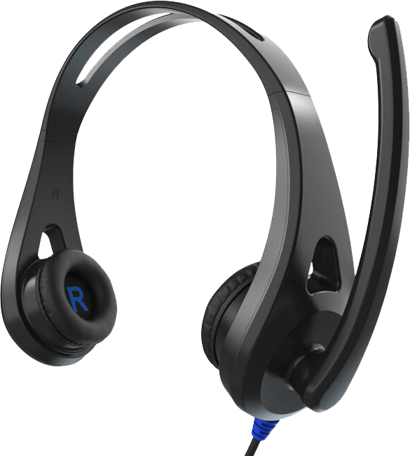 ERGO Headsets with ergonomic-friendly design, 30mm drivers, and flip-down noise-reducing microphone for optimal comfort and clear audio.